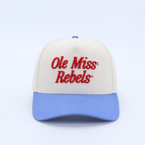 Ole Miss 3D Script Canvas Trucker Hat